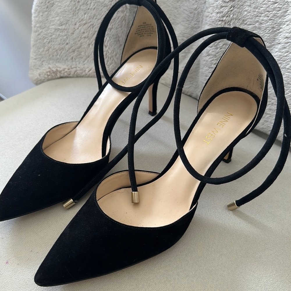 Nine West Stappy Pointed Toe Heels
